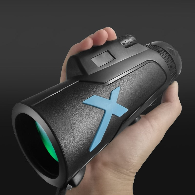 HD Professional Monocular Powerful Binoculars Long Range High Quality Telescope Zoom Portable Low Night Vision Military Hunting